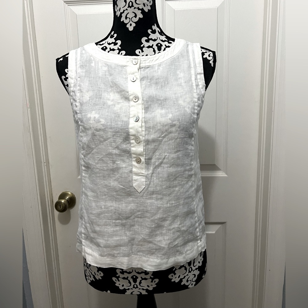 Eileen Fisher linen ladies top